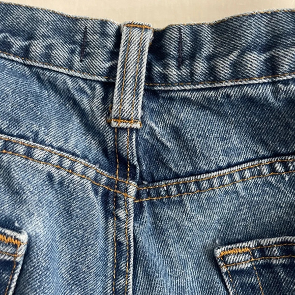 Diamond Gusset Mens Jeans Blue Denim Five Pocket USA Made 37x32 DMR 104A - Picture 13 of 15